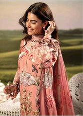 Mbasics by Maria B | Fall 2025 Unstitched Luxury 3-Piece Collection | Digital Print & Organza Embroidery 04-B